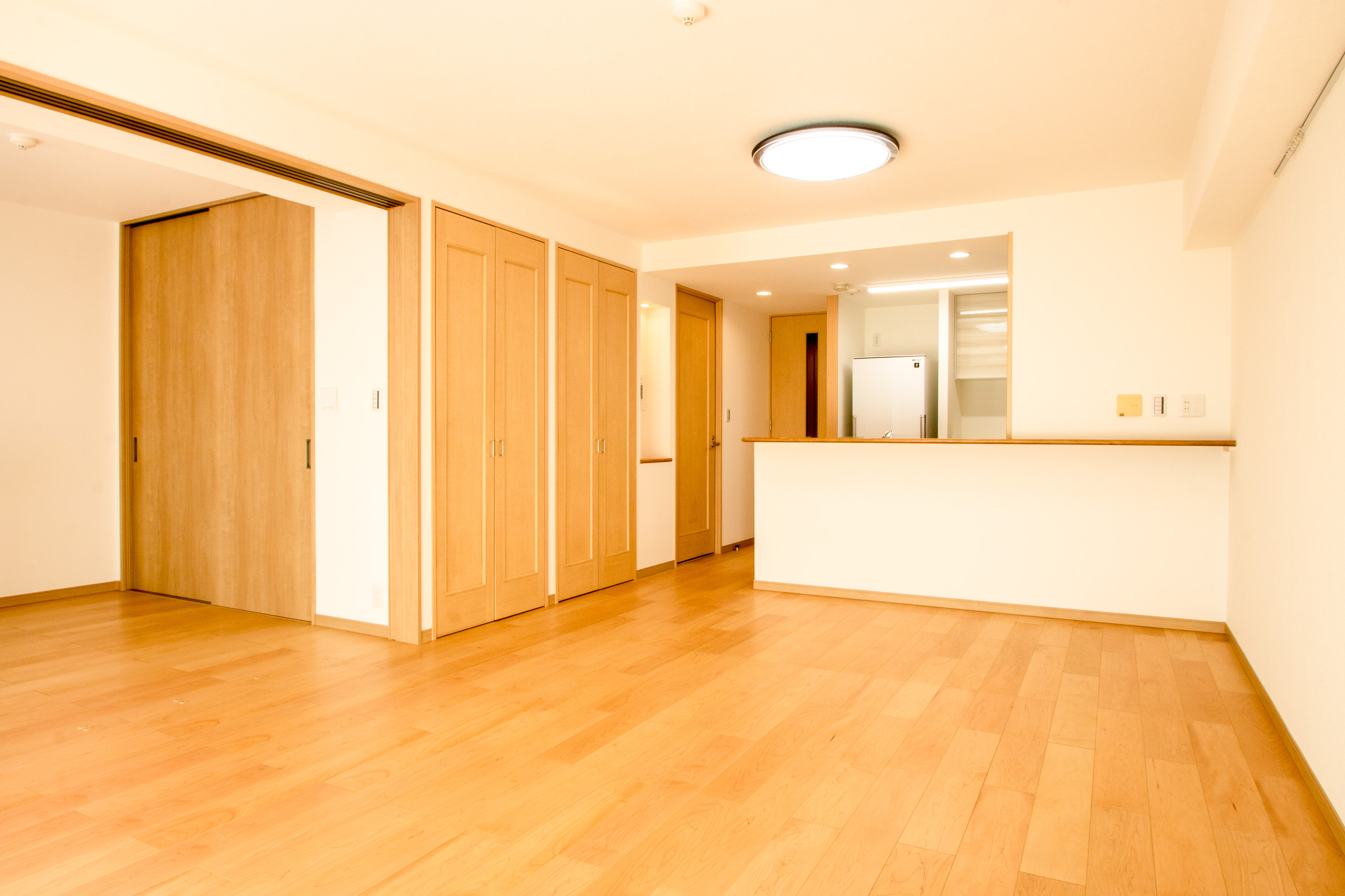 木目がつなぐ心地よい統一感｜江東区I様邸